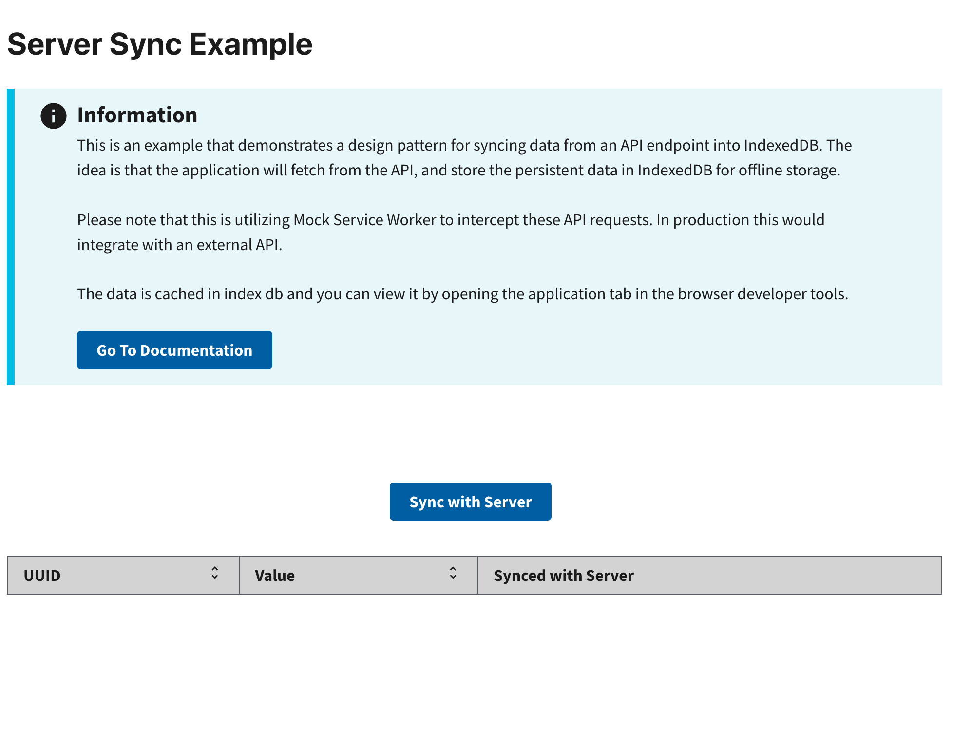 Server Sync